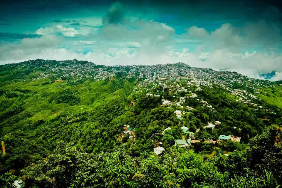 Mizoram green hills