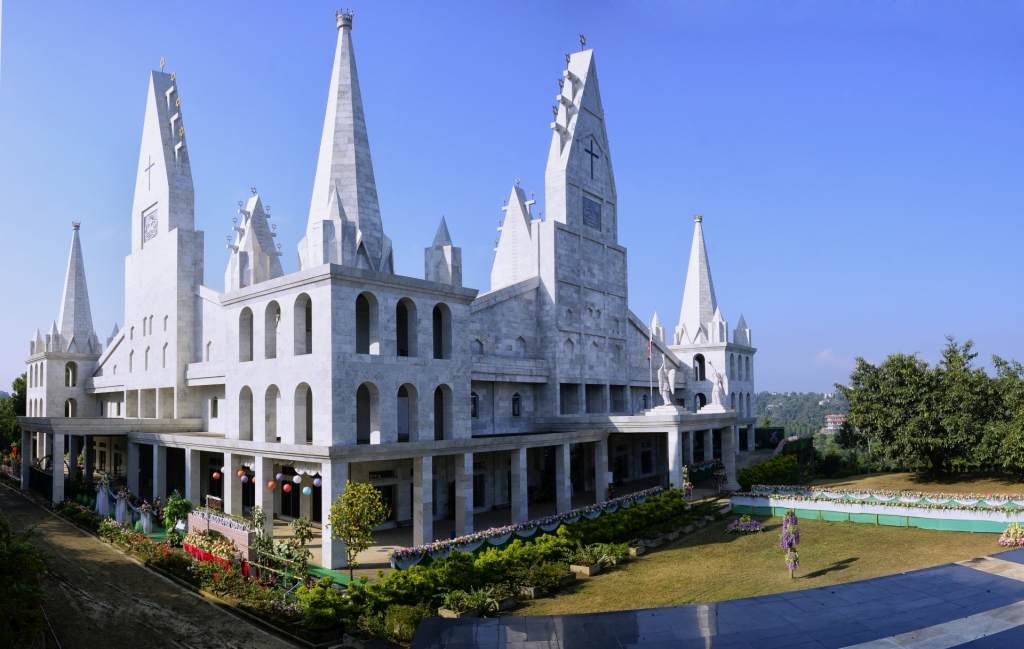 Aizawl city view and skywalk, Mizoram